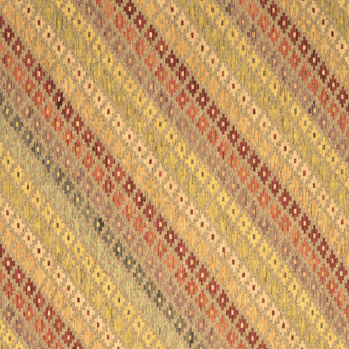 Square Southwestern Brown Country Rug, con2562brn