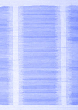 Abstract Blue Contemporary Rug, con2563blu