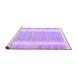 Sideview of Machine Washable Abstract Purple Contemporary Area Rugs, wshcon2563pur