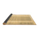 Sideview of Abstract Brown Contemporary Rug, con2563brn