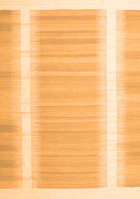 Abstract Orange Contemporary Rug, con2563org