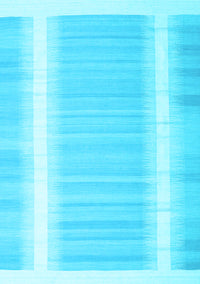 Abstract Light Blue Contemporary Rug, con2563lblu