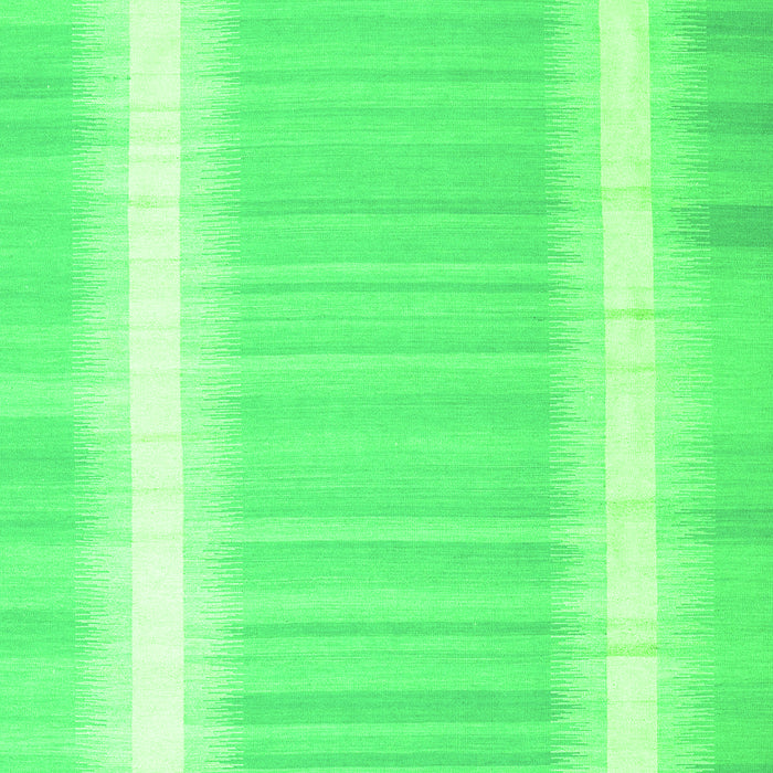 Serging Thickness of Machine Washable Abstract Green Contemporary Area Rugs, wshcon2563grn