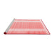 Contemporary Red Washable Rugs