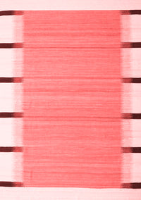 Abstract Red Contemporary Rug, con2564red