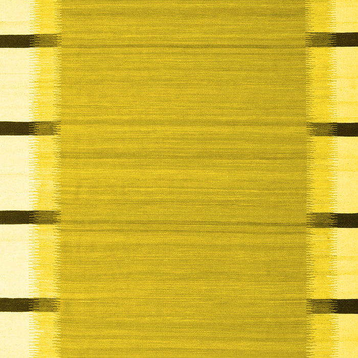 Abstract Yellow Contemporary Rug, con2564yw