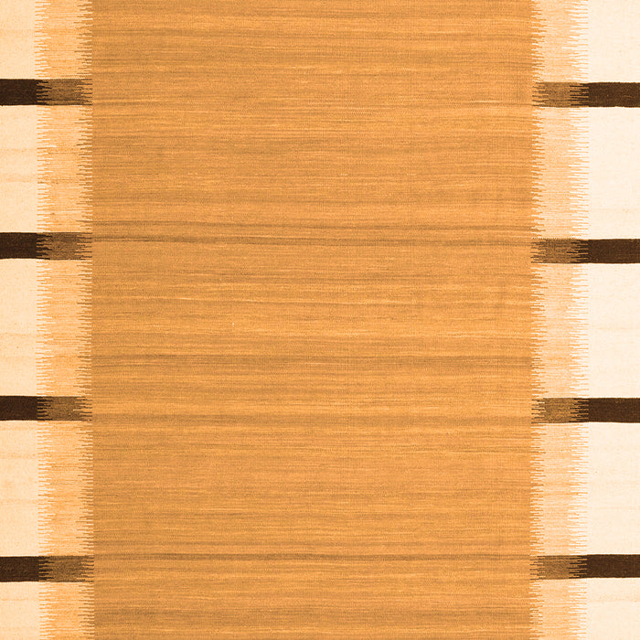 Abstract Orange Contemporary Rug, con2564org