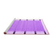 Sideview of Machine Washable Abstract Purple Contemporary Area Rugs, wshcon2564pur