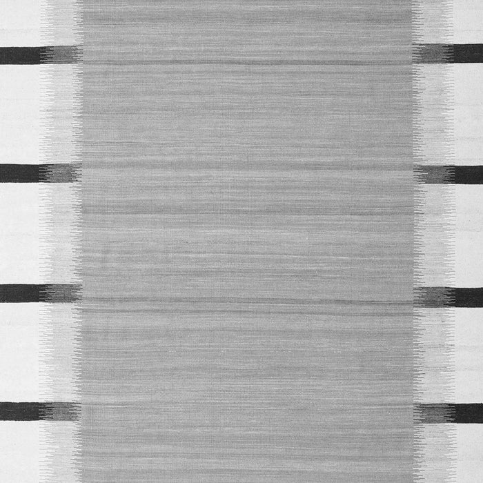 Serging Thickness of Machine Washable Abstract Gray Contemporary Rug, wshcon2564gry