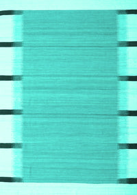 Abstract Turquoise Contemporary Rug, con2564turq