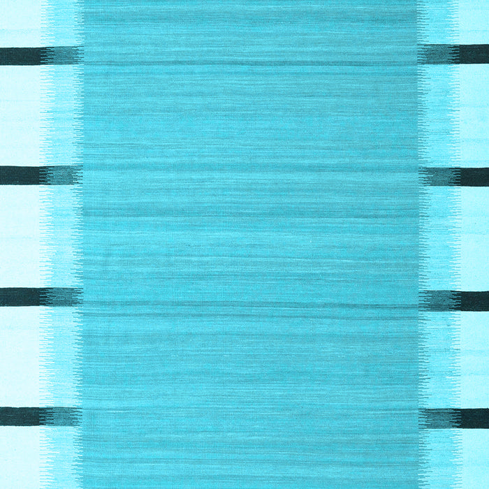 Machine Washable Abstract Light Blue Contemporary Rug, wshcon2564lblu