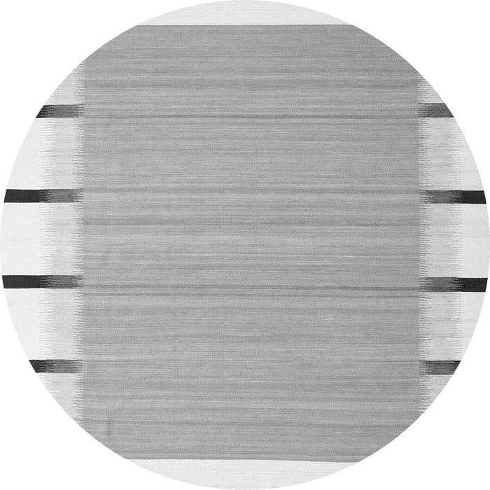 Square Abstract Gray Contemporary Rug, con2564gry