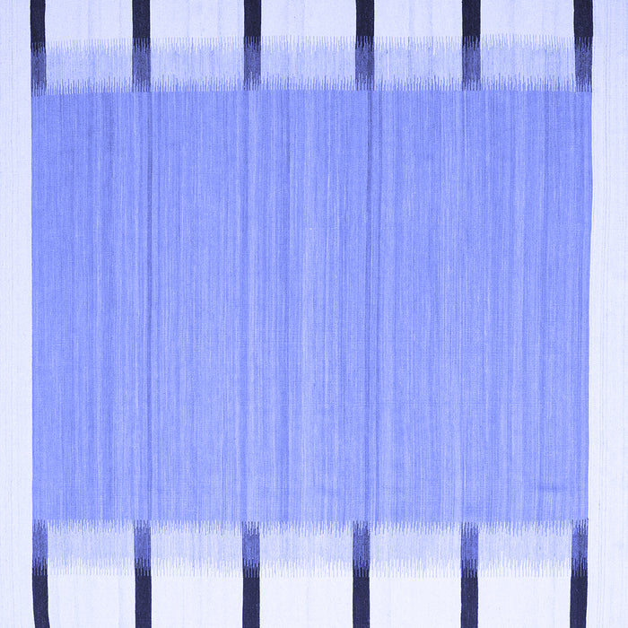 Square Abstract Blue Contemporary Rug, con2564blu