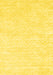 Machine Washable Solid Yellow Modern Rug, wshcon2565yw