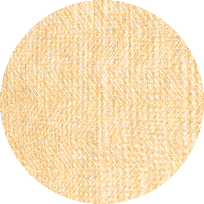 Round Solid Brown Modern Rug, con2565brn