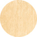 Round Solid Brown Modern Rug, con2565brn