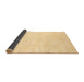 Sideview of Solid Brown Modern Rug, con2565brn