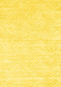 Solid Yellow Modern Rug, con2565yw