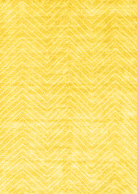 Solid Yellow Modern Rug, con2566yw