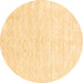 Round Solid Brown Modern Rug, con2566brn