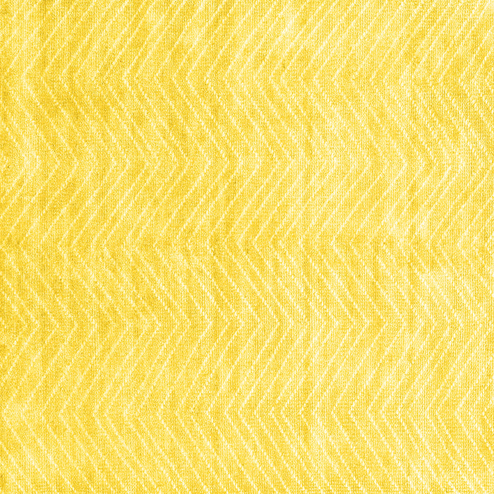 Square Solid Yellow Modern Rug, con2566yw