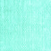 Square Solid Turquoise Modern Rug, con2566turq