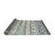 Thickness of Contemporary Ash Gray Modern Rug, con2567