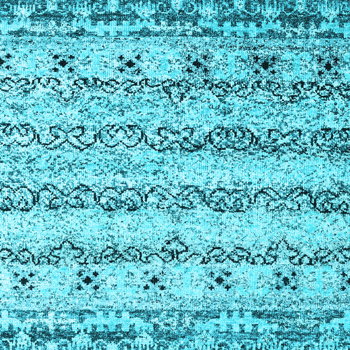 Machine Washable Abstract Light Blue Contemporary Rug, wshcon2567lblu