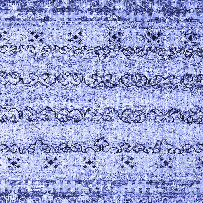 Abstract Blue Contemporary Rug, con2567blu