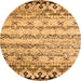 Machine Washable Abstract Orange Contemporary Area Rugs, wshcon2567org