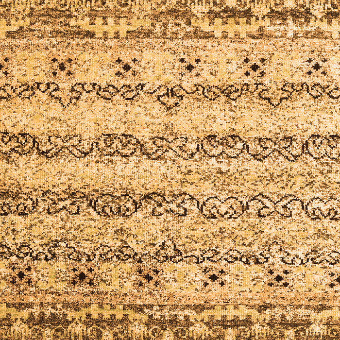 Abstract Orange Contemporary Rug, con2567org