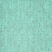 Square Abstract Turquoise Contemporary Rug, con2568turq