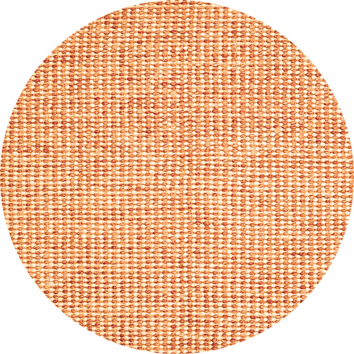 Square Abstract Orange Contemporary Rug, con2568org