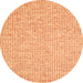 Square Abstract Orange Contemporary Rug, con2568org