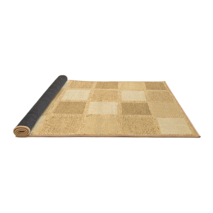 Sideview of Checkered Brown Modern Rug, con2569brn