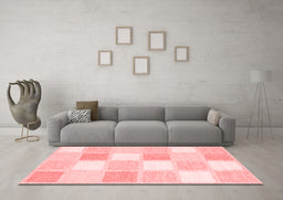 Modern Red Washable Rugs