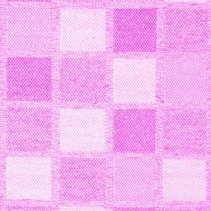 Checkered Pink Modern Rug, con2569pnk