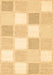 Machine Washable Checkered Brown Modern Rug, wshcon2569brn