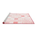 Modern Red Washable Rugs