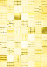 Solid Yellow Modern Rug, con256yw