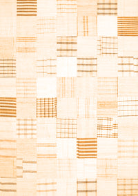 Solid Orange Modern Rug, con256org