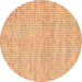 Round Machine Washable Abstract Brown Contemporary Rug, wshcon2570brn