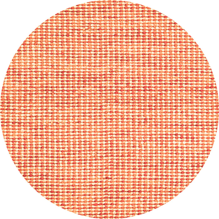 Square Abstract Orange Contemporary Rug, con2570org