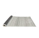 Thickness of Contemporary Cloud Gray Modern Rug, con2571