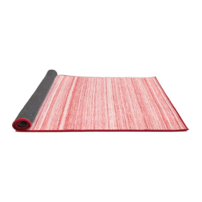 Abstract Red Contemporary Area Rugs