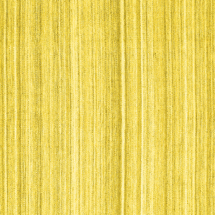 Square Abstract Yellow Contemporary Rug, con2571yw