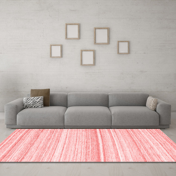 Contemporary Red Washable Rugs