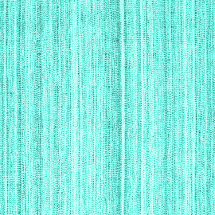 Square Abstract Turquoise Contemporary Rug, con2571turq