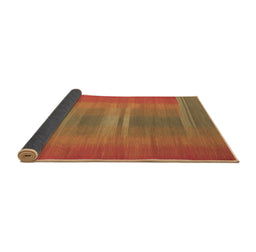 Sideview of Abstract Brown Contemporary Rug, con2572brn
