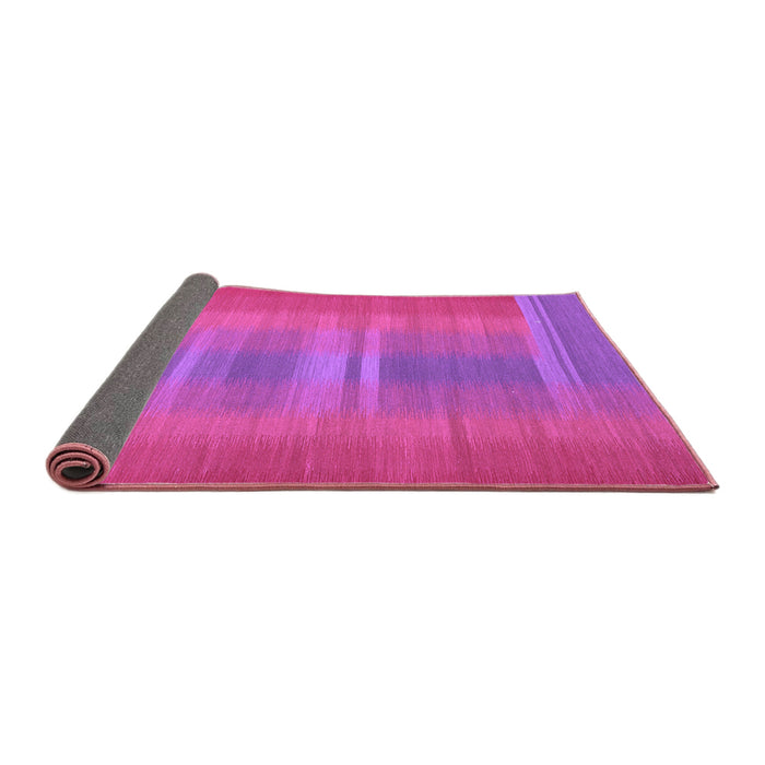 Sideview of Abstract Purple Contemporary Rug, con2572pur